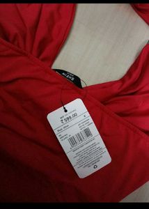 Red Halter Neck Top