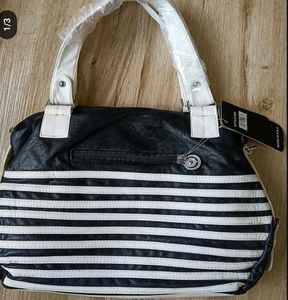 New Monochrome Black And White Handbag