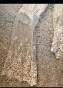 Elegant White Lace Blouse