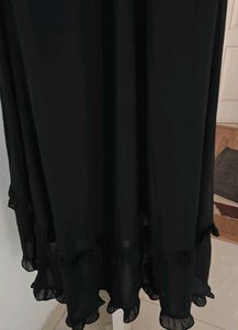 Chic Black Ruffle Dress
