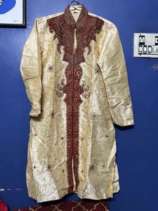 wedding wear mens kurta set embroidery