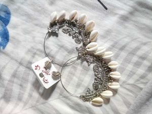 Boho Shell Hoop Earrings