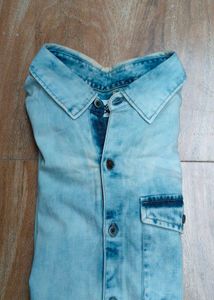 Light Wash Denim Shirt