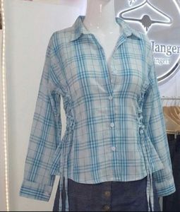 Chic Plaid Button-Up Top