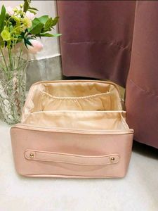 Chic Pink Makeup Pouch