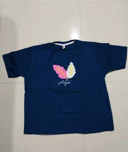Navy Blue Angel Graphic Tee