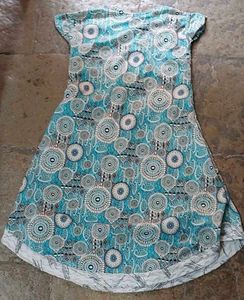 Boho Chic Mandala Print Kurti cum Dress