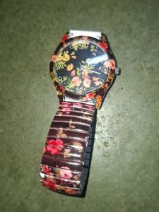 Floral Print Fashion Watch