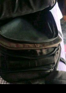 Black Backpack with "SIR S" Logo