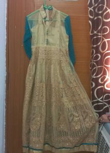 Elegant Embroidered Anarkali Kurta