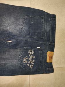 dark wash straight leg jeans from grant