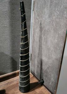 Tall Metal Vase