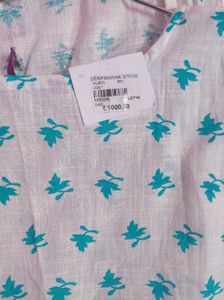 Desigual White Teal Print cotton shrug