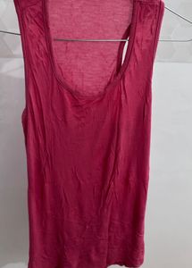 combo of  Pink/black Sleeveless Tank Top