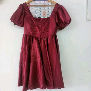 Shein Puff Sleeve Mini Dress