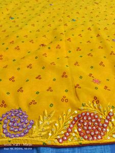 yellow saree for daily wear