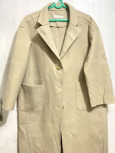 Elegant Beige Trench Coat
