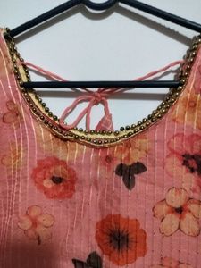 Beautiful Floral Print Kurta