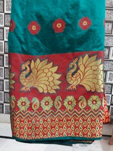 A Beautiful Banarasi Saree And Light Weight