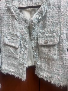 Tweed Style Cropped Jacket