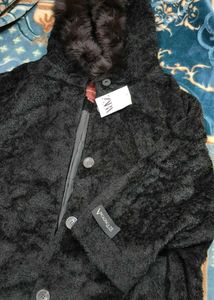 pierre cardin Furry Hooded Coat
