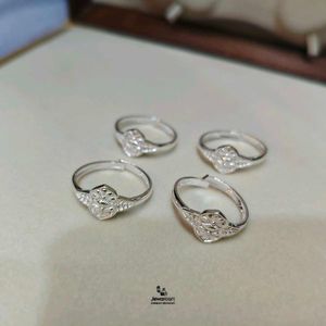 Beautiful Pure Silver Toe Rings One Pair