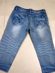 Denim capri Set