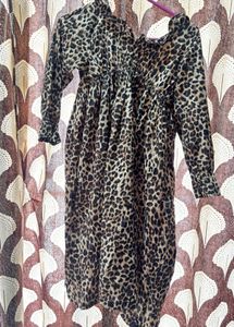 cheetah print frock