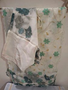 saree with bause