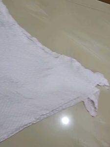 Elegant White Chikankari scaff