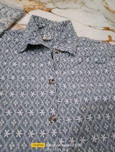 Girl Embroidered Kurti and trouser combo