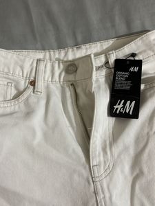 White Demin Jeans From H&amp;M