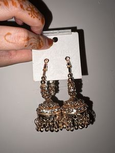 Stunning hoop Jhumka Earrings