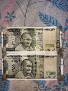 Joda ₹500 Notes – Same Serial Number | Collector P