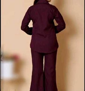 Chic Burgundy Co-ord Set