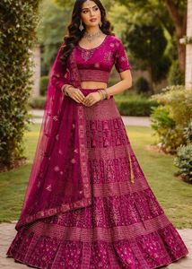 Exquisite Embroidered Lehenga Choli Set