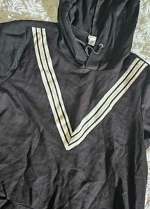 Black Hooded Dress
