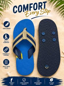 Comfortable Blue Flip Flops for Everyday