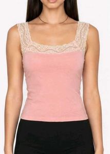 Lace Trim Cami Top