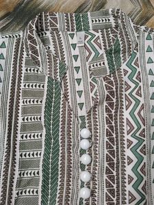Ethnic Print Dress