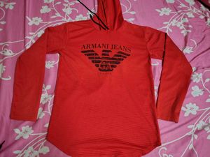 Armani Jeans Red Hoodie