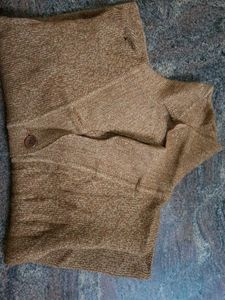 Vintage Knit Button-Down Cardigan