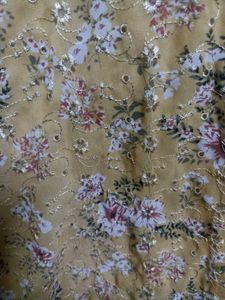 Yellow Floral Embroidered Blouse