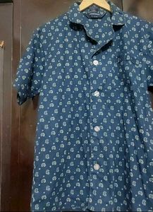 Navy Blue Half Sleeves Shirt For 40 Chest