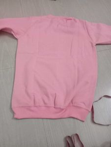 Boys Pink Pullover Sweater Tshirt