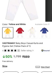 Vastramay Ethnic Set ( 12-18 Months)