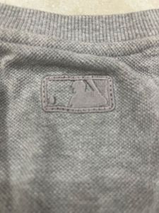 Grey Crewneck Sweatshirt with 'M' Logo