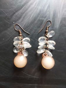 Elegant Beaded Drop Earrings