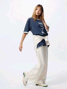 Uniqlo Navy Blue Graphic T-Shirt