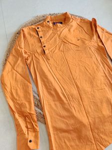 Mens Cotton One Side Long Kurta